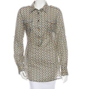 Tory Burch tunic elephant print EUC